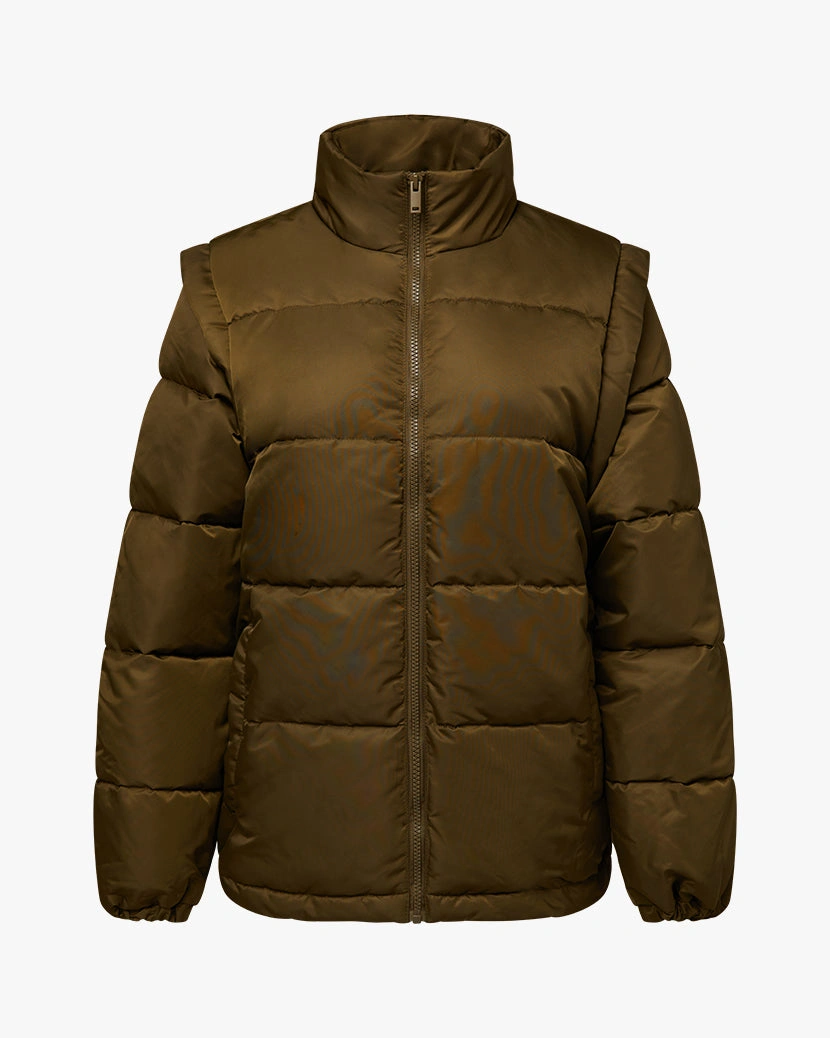 Kurtka Puffer z Odpinanymi Rękawami: Styl i Wygoda w Jednym. Idealna na Każdą Pogodę. Zmień Swój Look w Mgnieniu Oka!